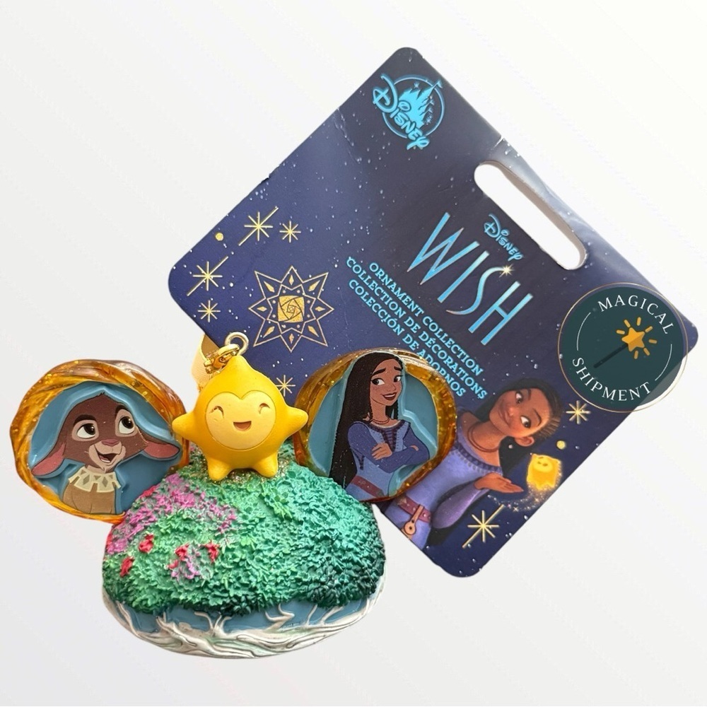 Disney Parks - Wish Asha Valentino Star Ear Hat Christmas Ornament